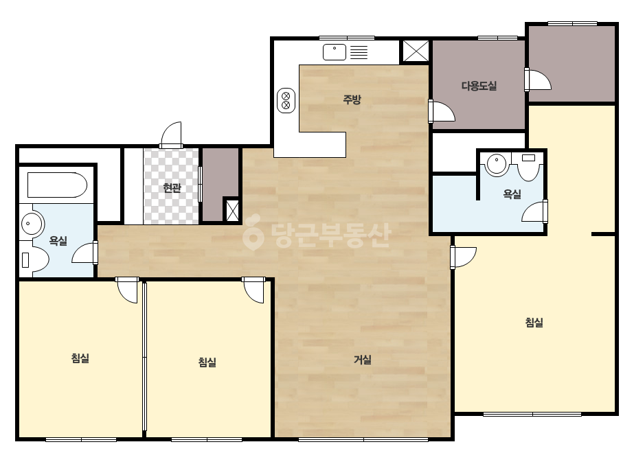 확장 평면도