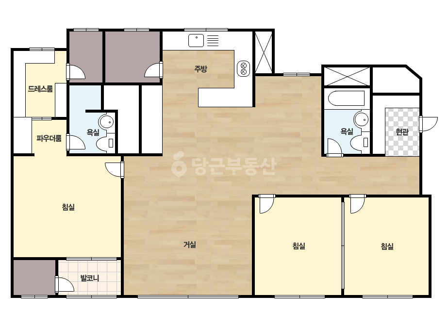 확장 평면도
