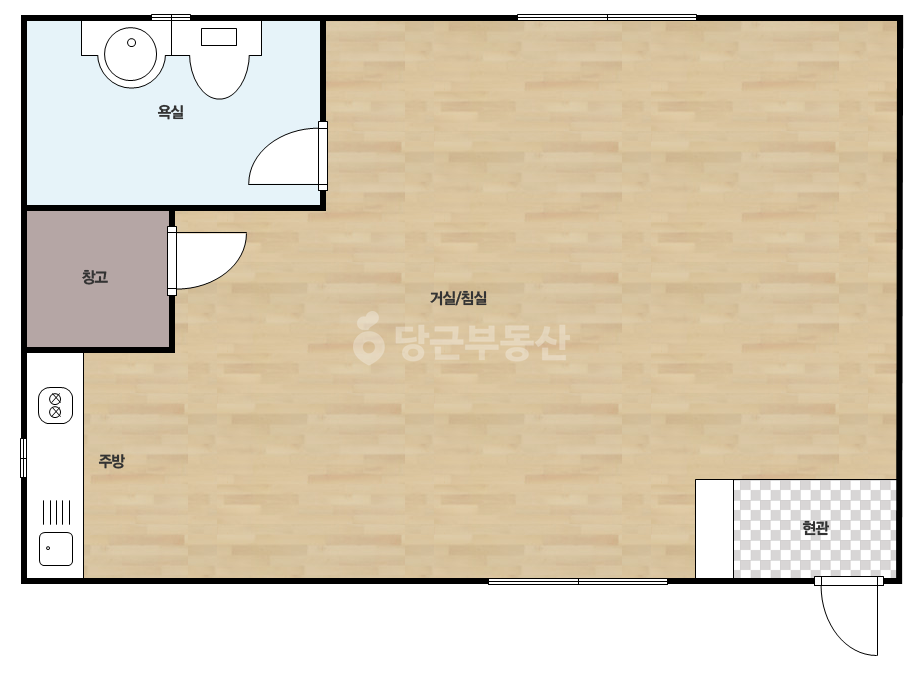확장 평면도