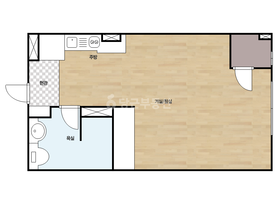 확장 평면도
