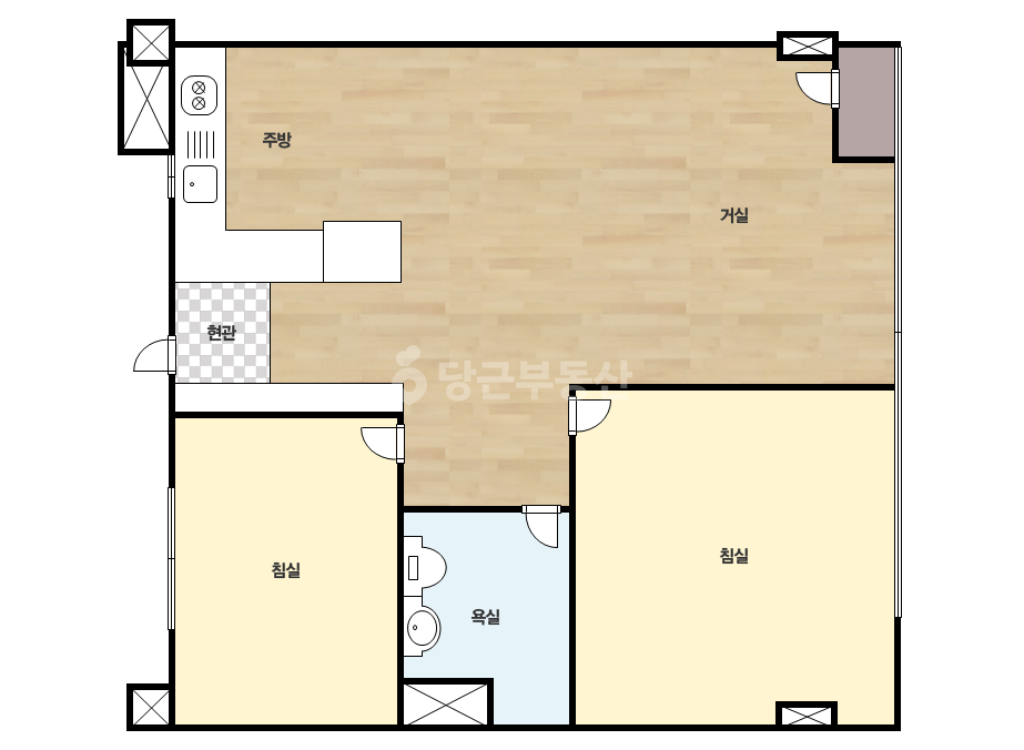 확장 평면도