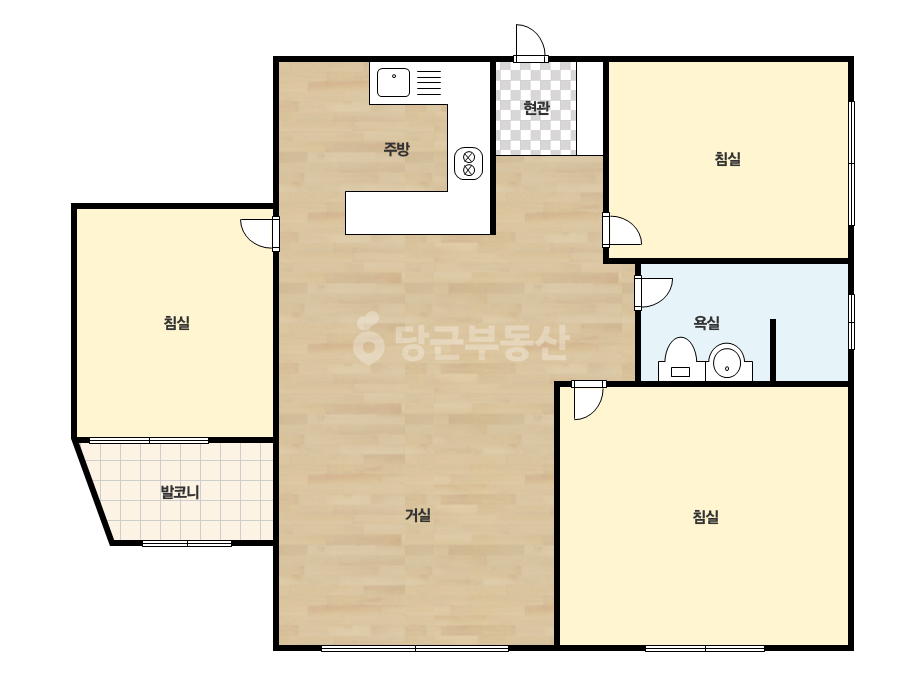 확장 평면도