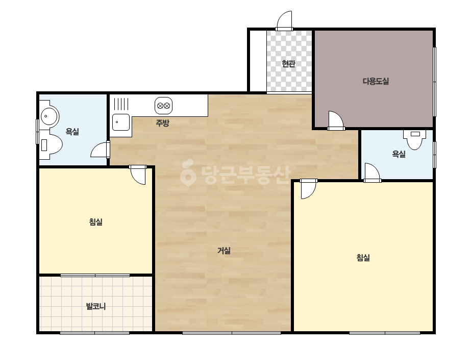 확장 평면도