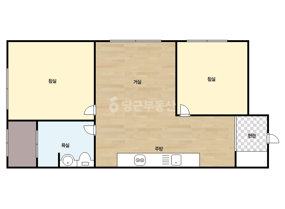 확장 평면도