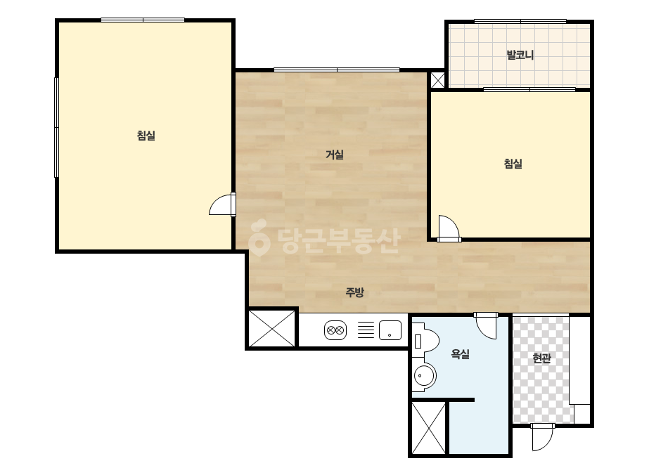 확장 평면도