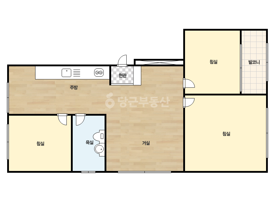 확장 평면도