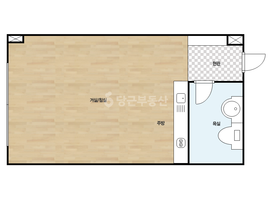 확장 평면도