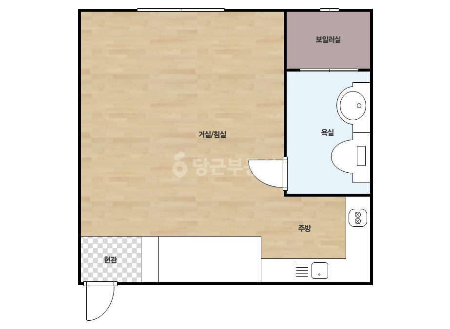 확장 평면도