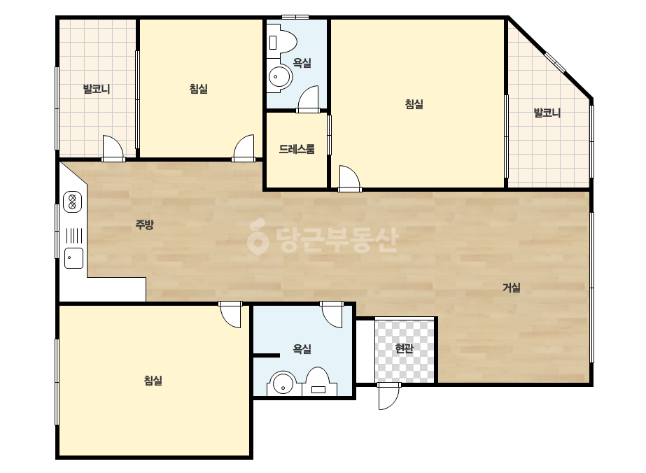 확장 평면도