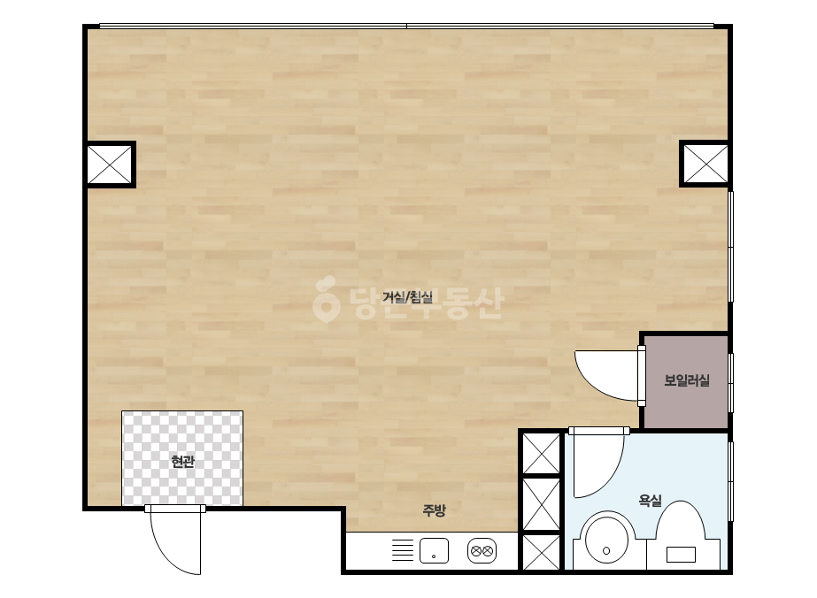 확장 평면도