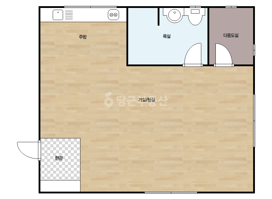 확장 평면도