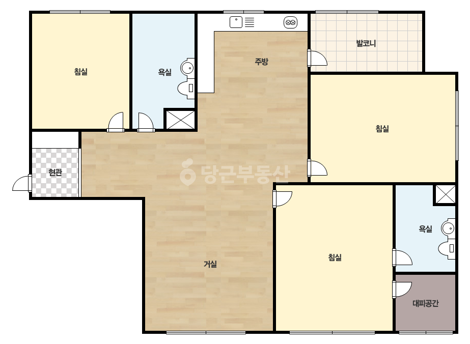 확장 평면도
