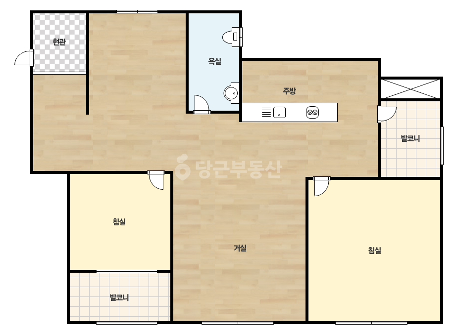 확장 평면도