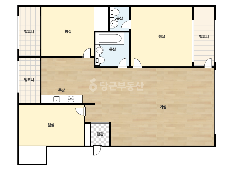 확장 평면도