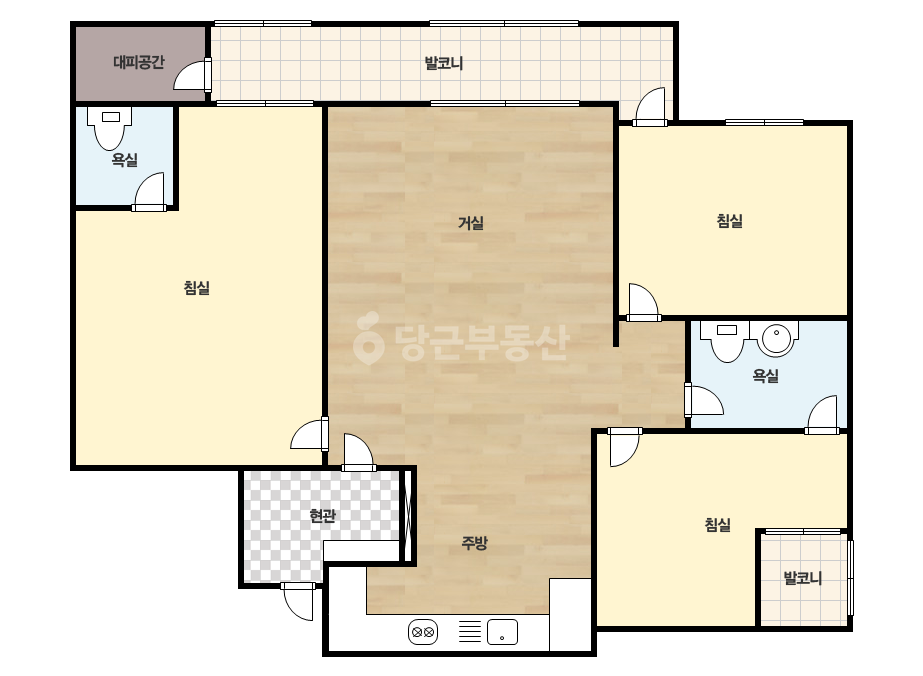 확장 평면도