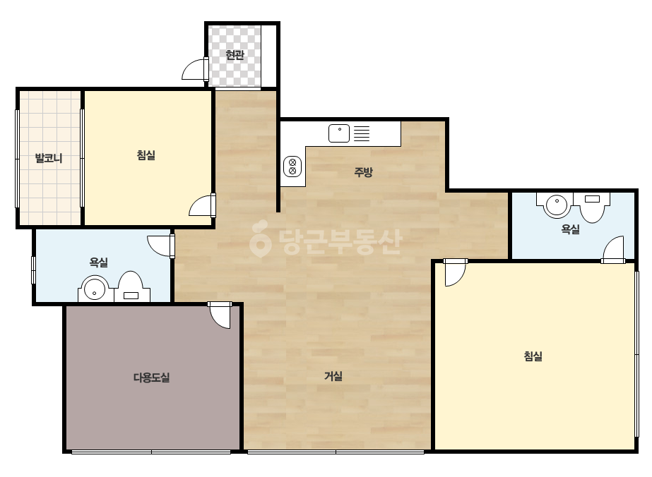 확장 평면도