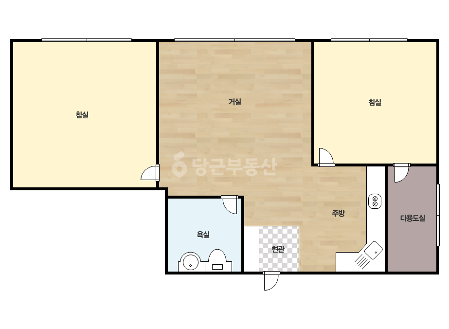 확장 평면도