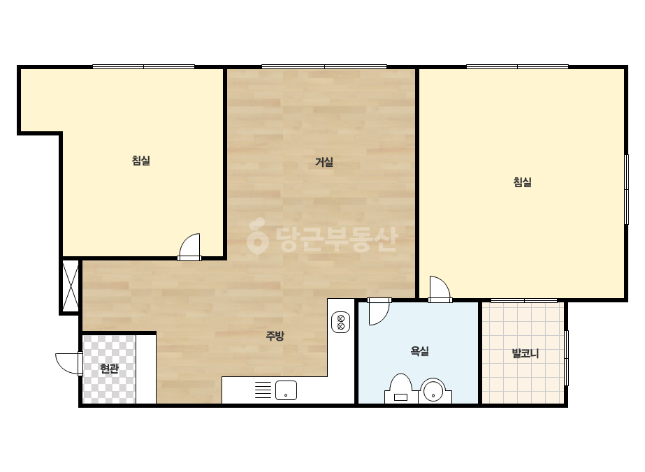 확장 평면도