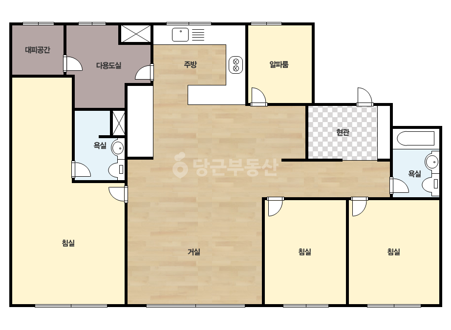 확장 평면도