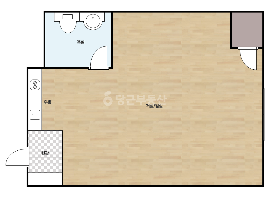 확장 평면도