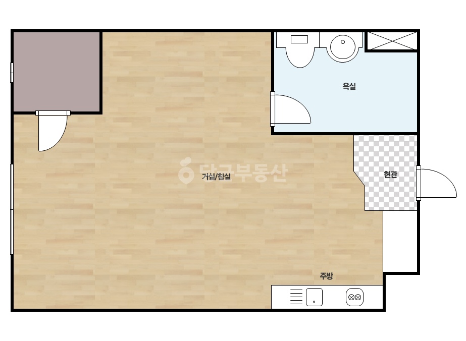 확장 평면도