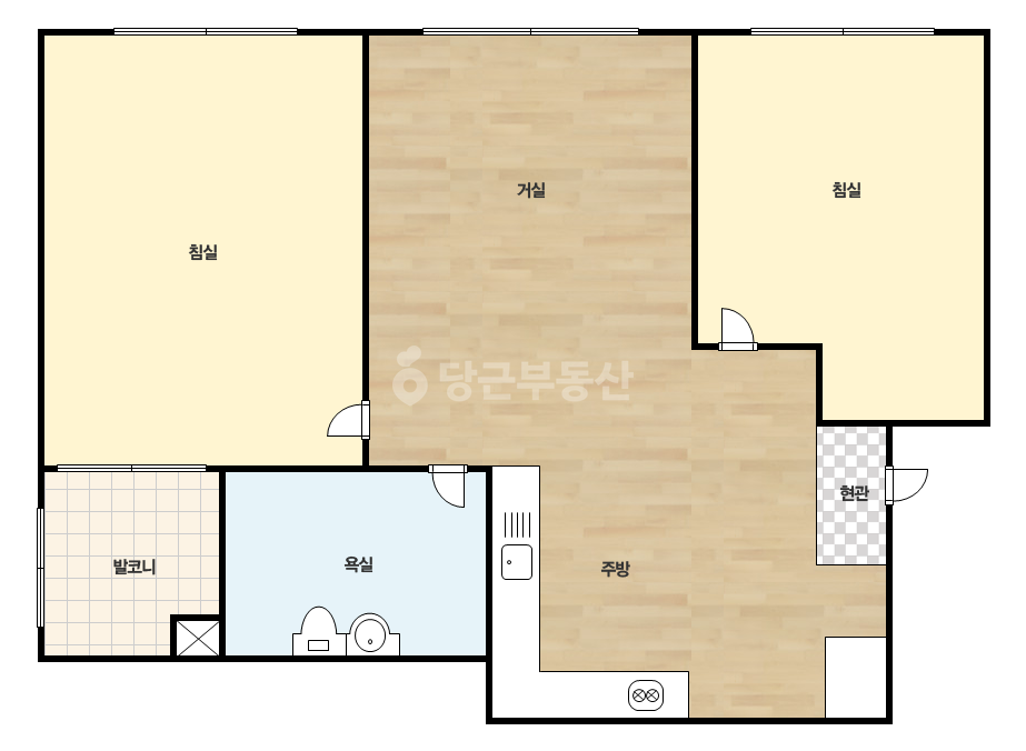 확장 평면도