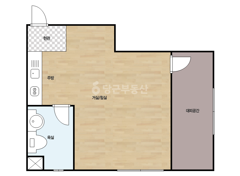 확장 평면도