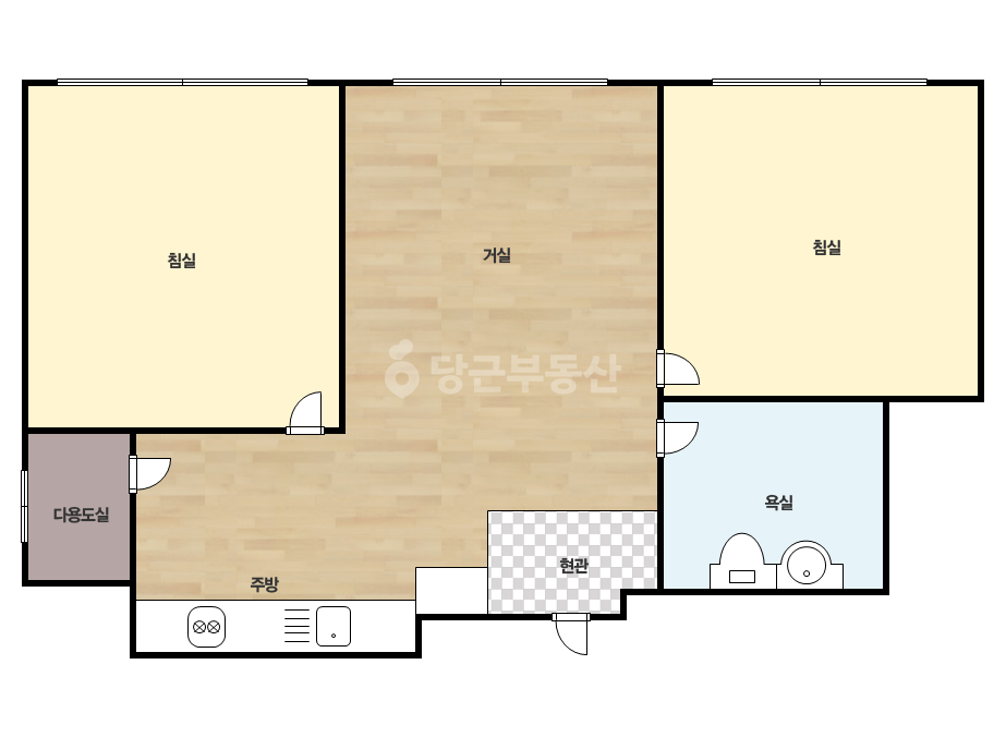 확장 평면도