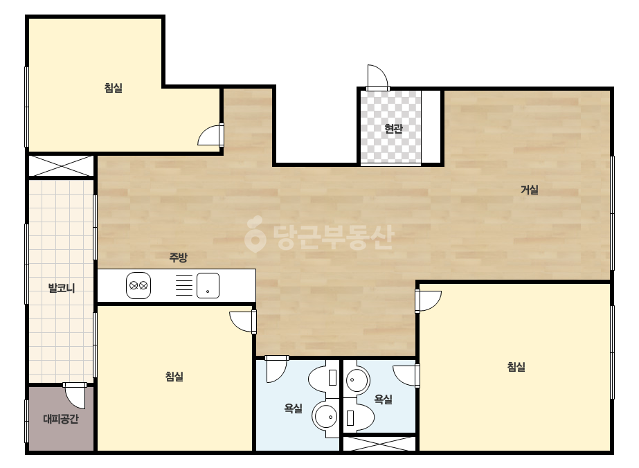 확장 평면도