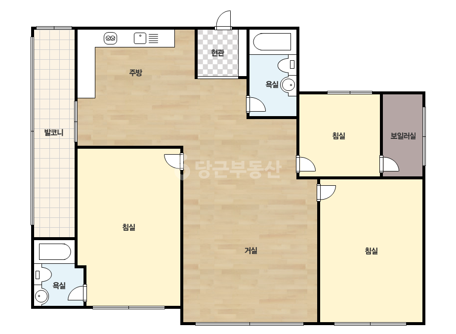 확장 평면도