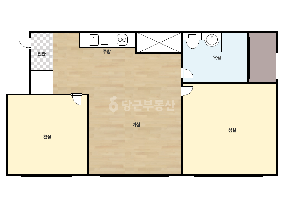 확장 평면도