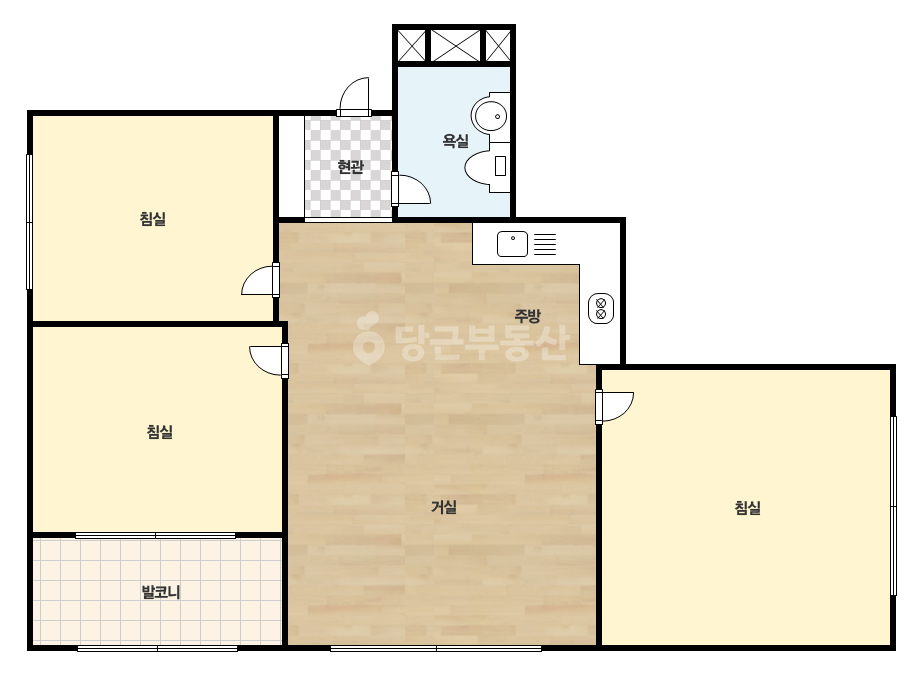 확장 평면도