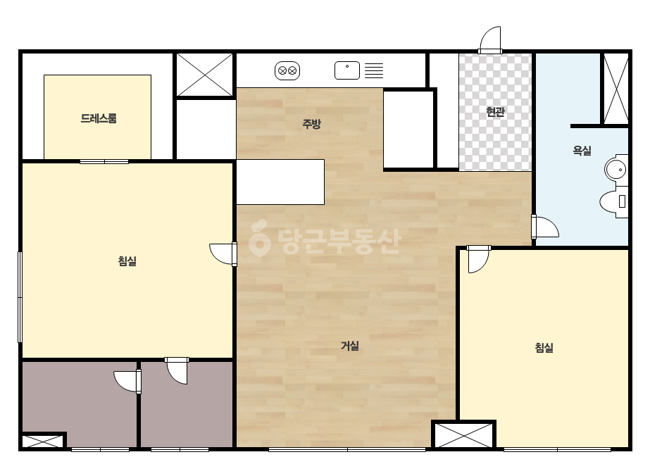 확장 평면도