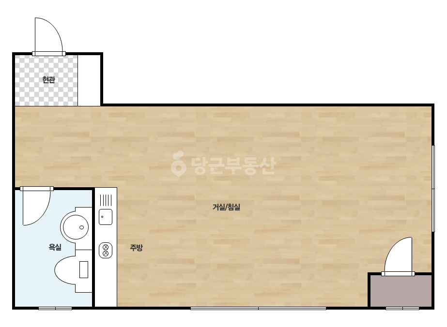 확장 평면도