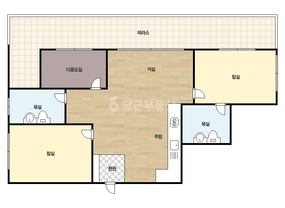 확장 평면도