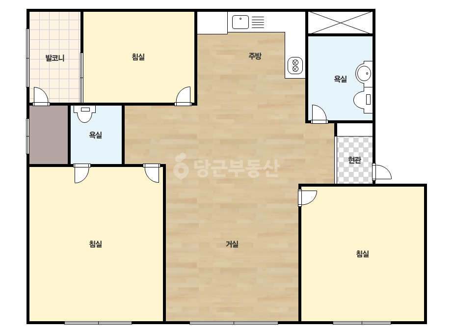 확장 평면도