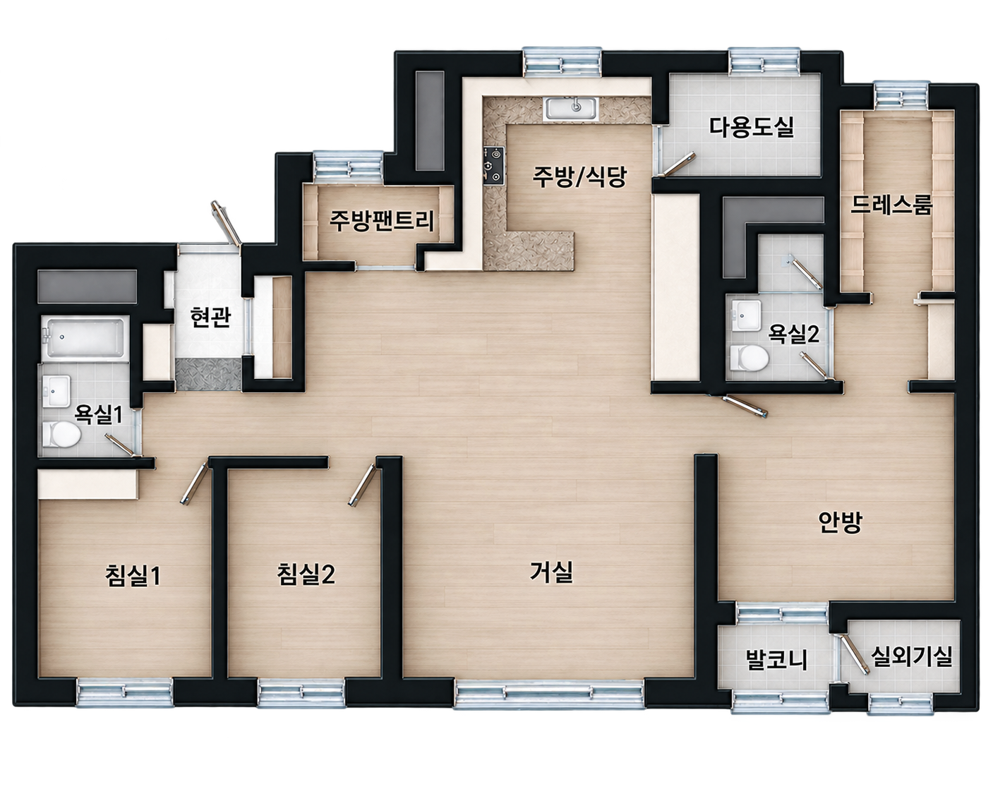 평면도