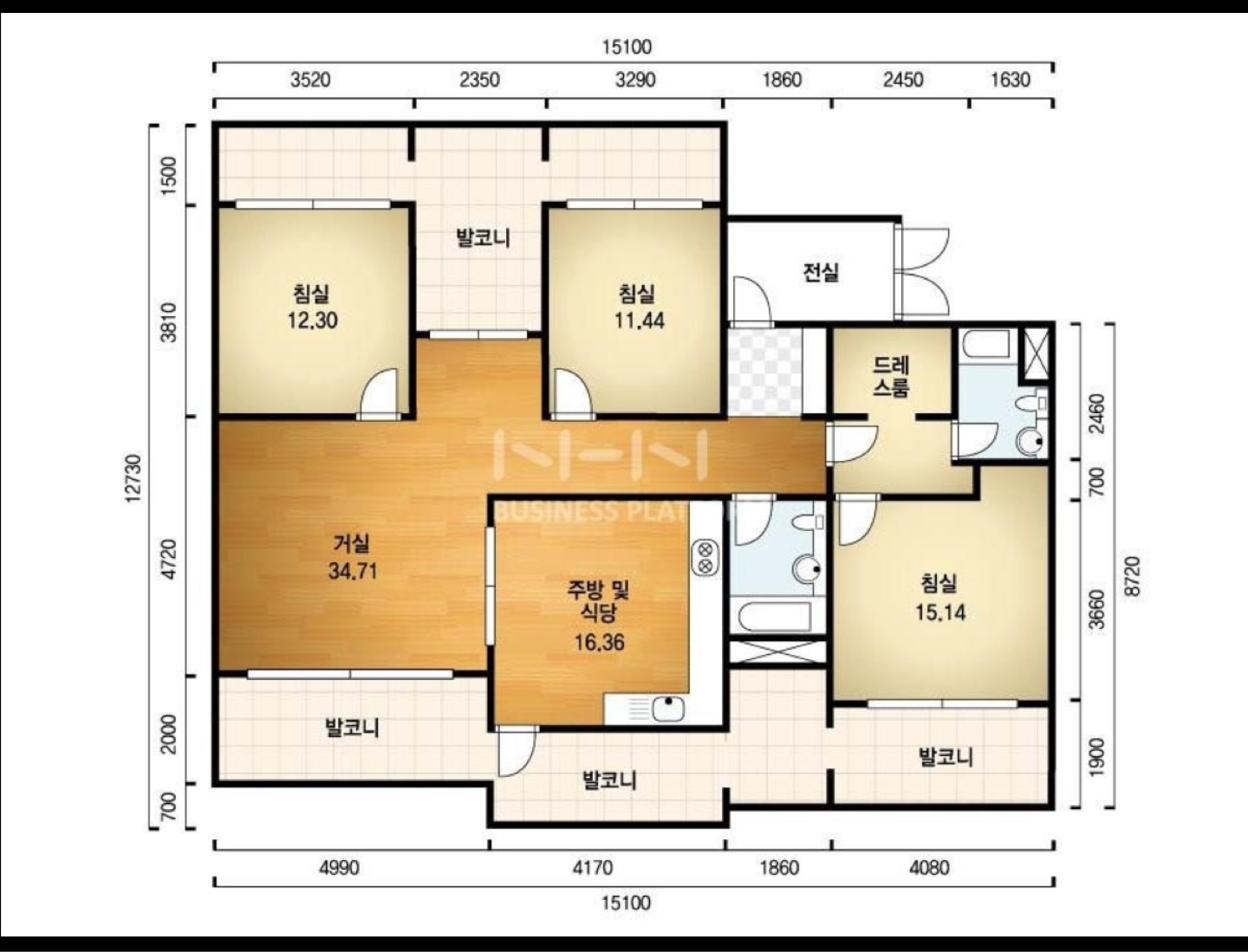 평면도