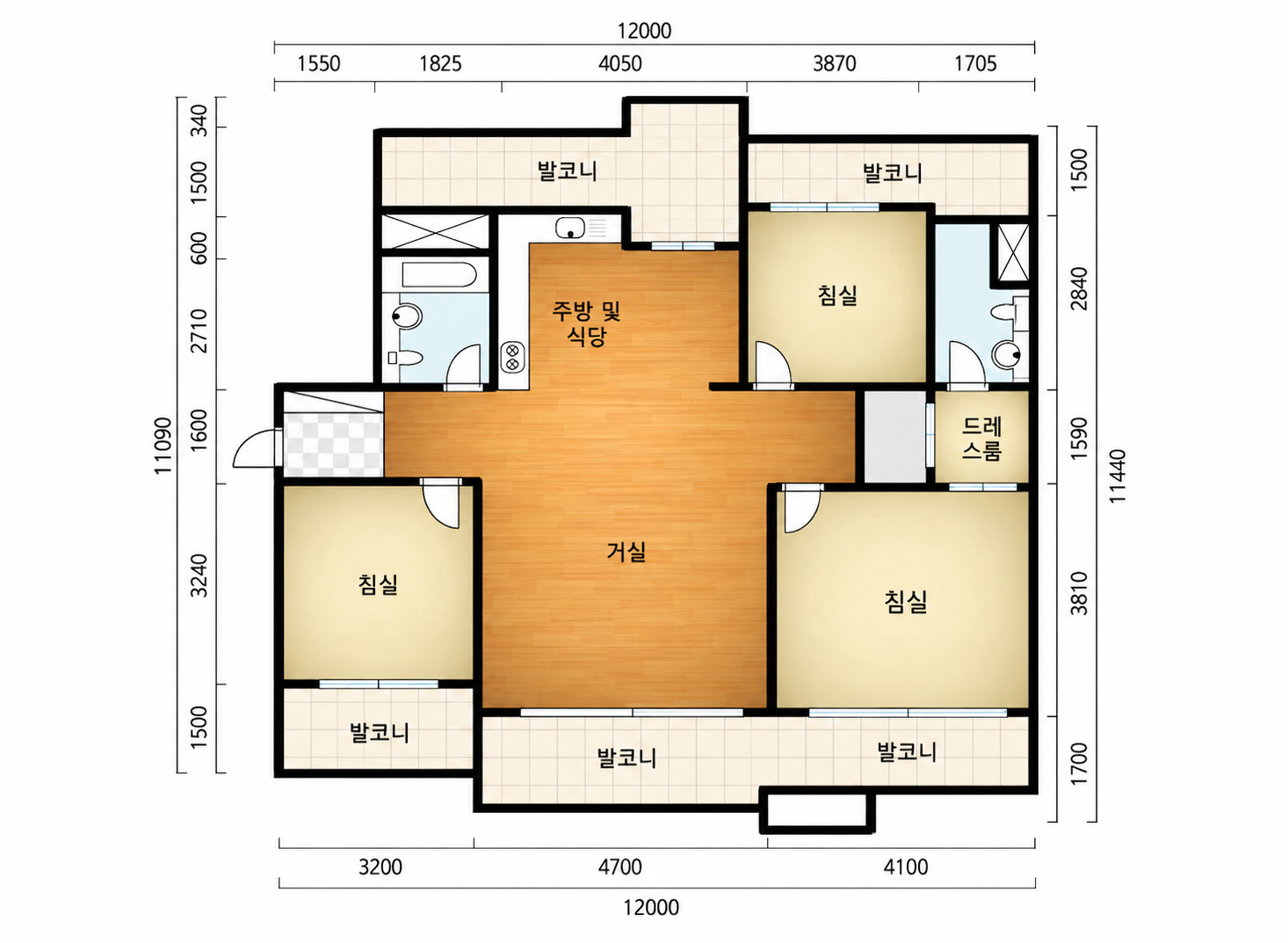 평면도
