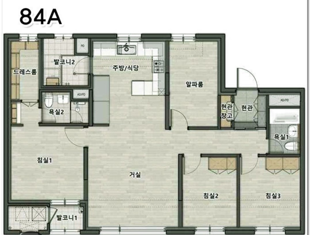 평면도