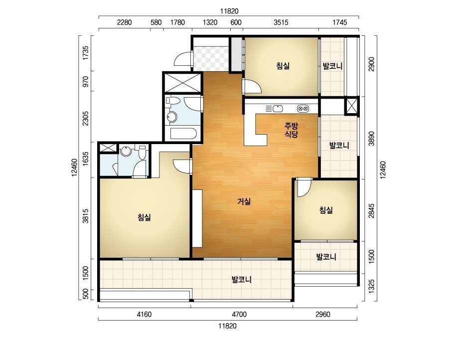 평면도
