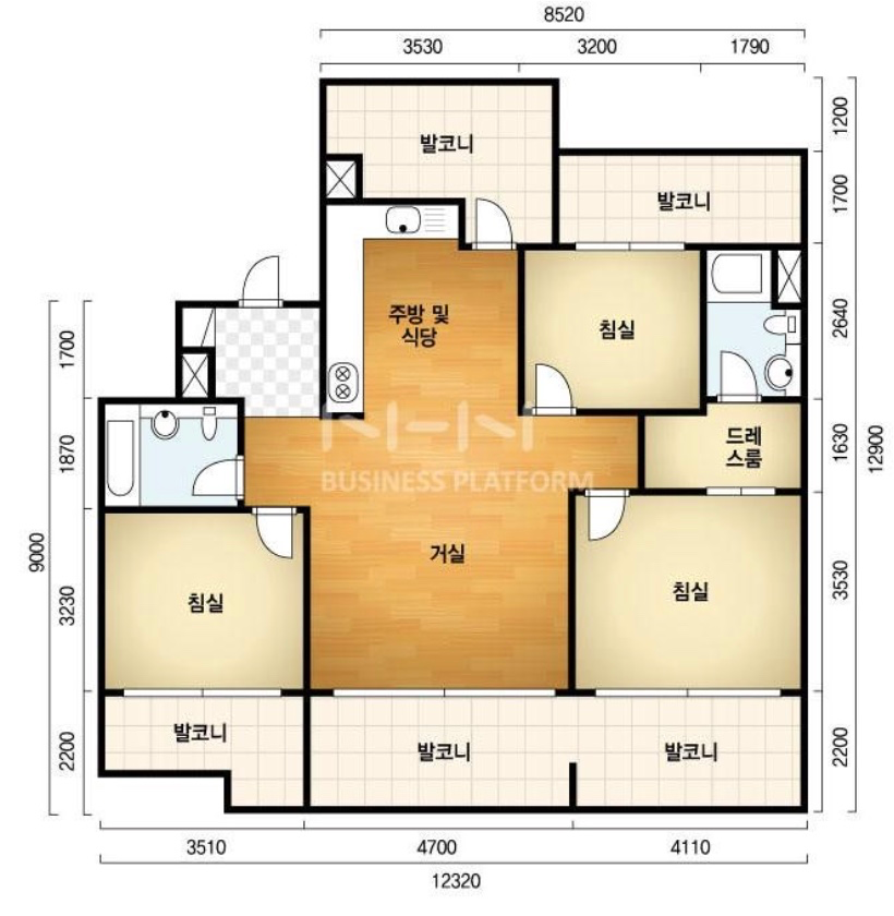 평면도
