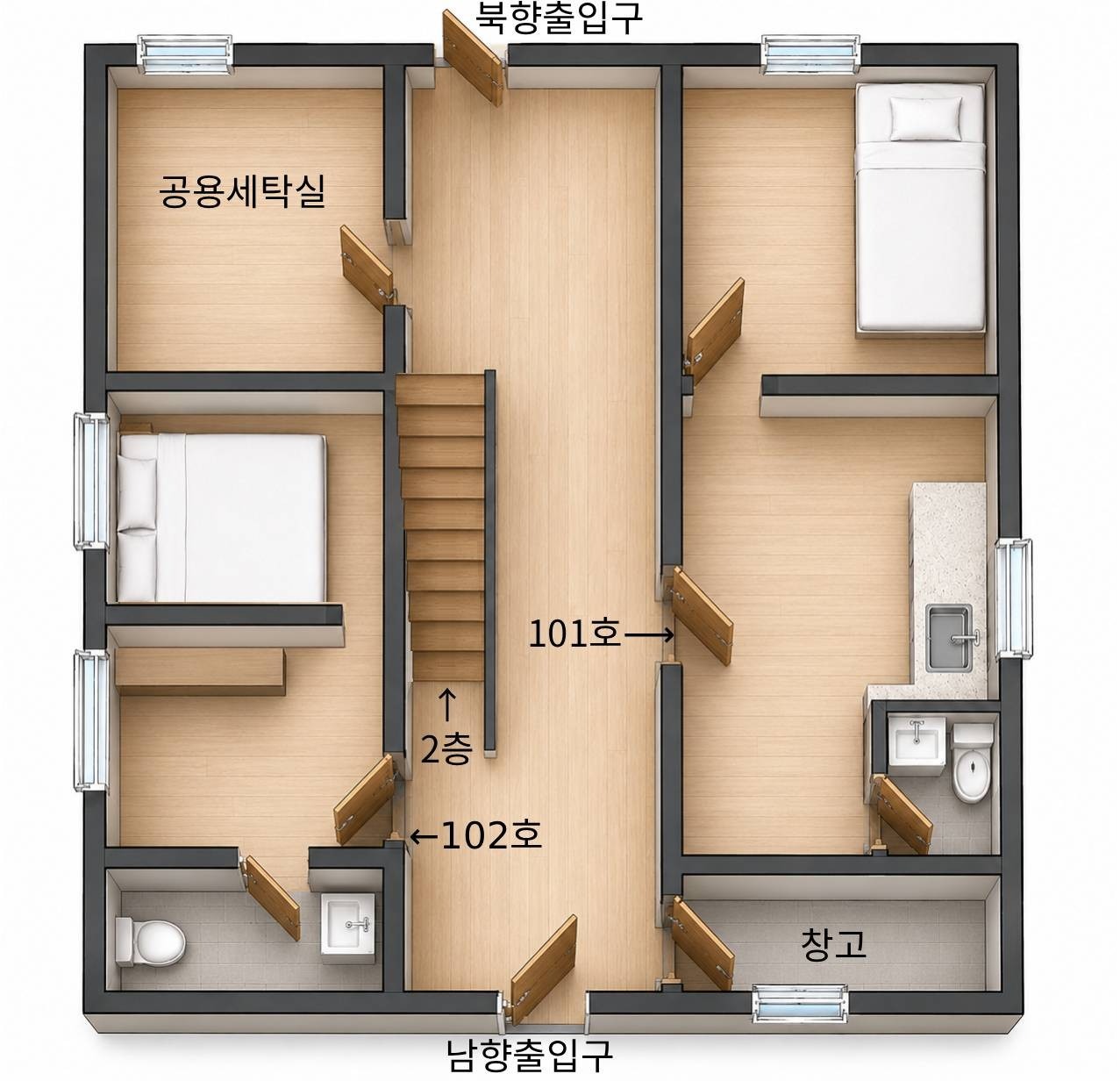 평면도