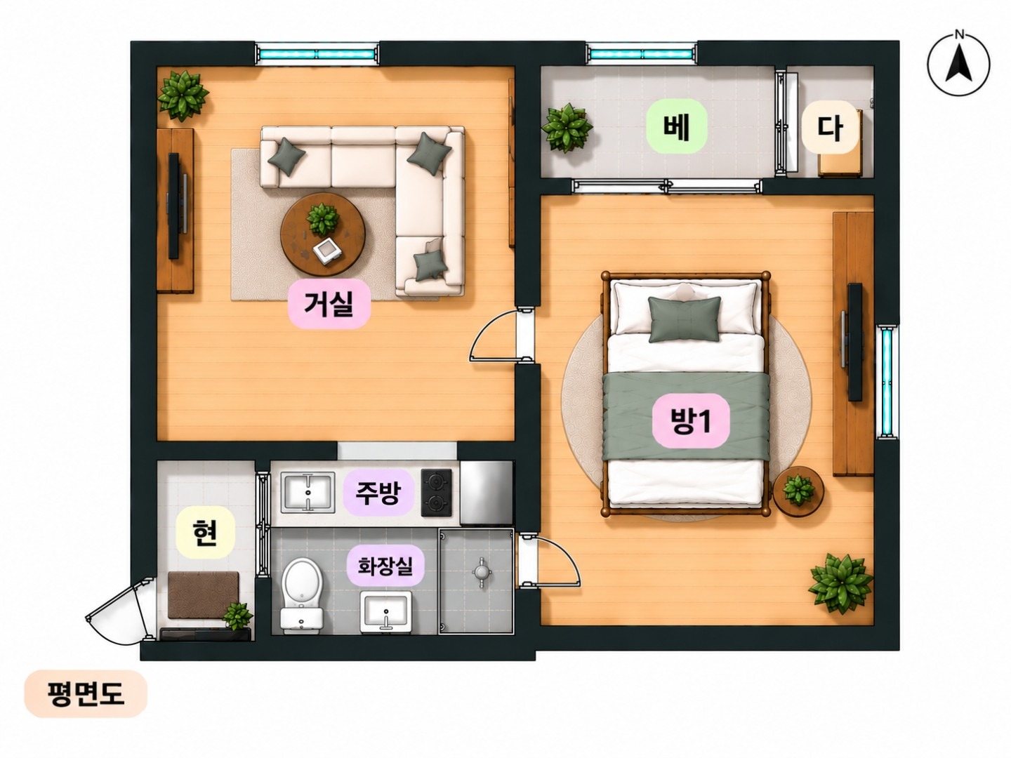 평면도